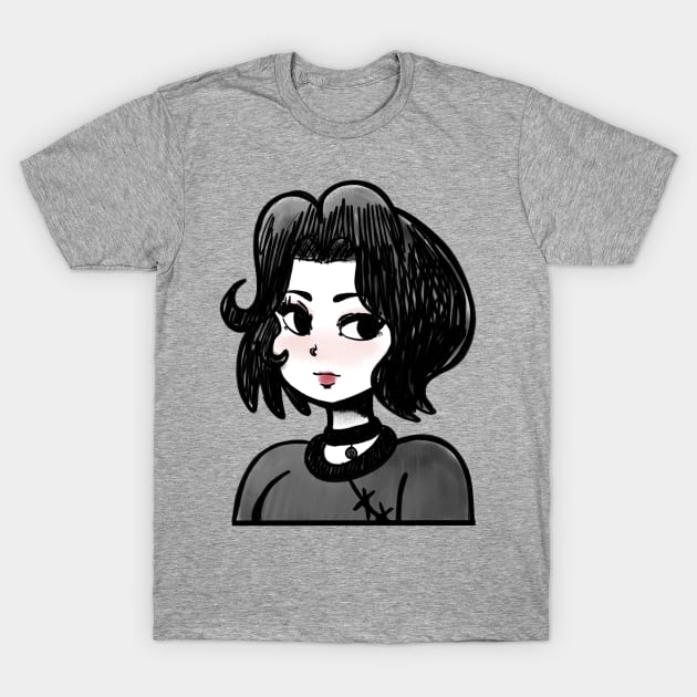 Doomer Girl T-Shirt by nadanainone